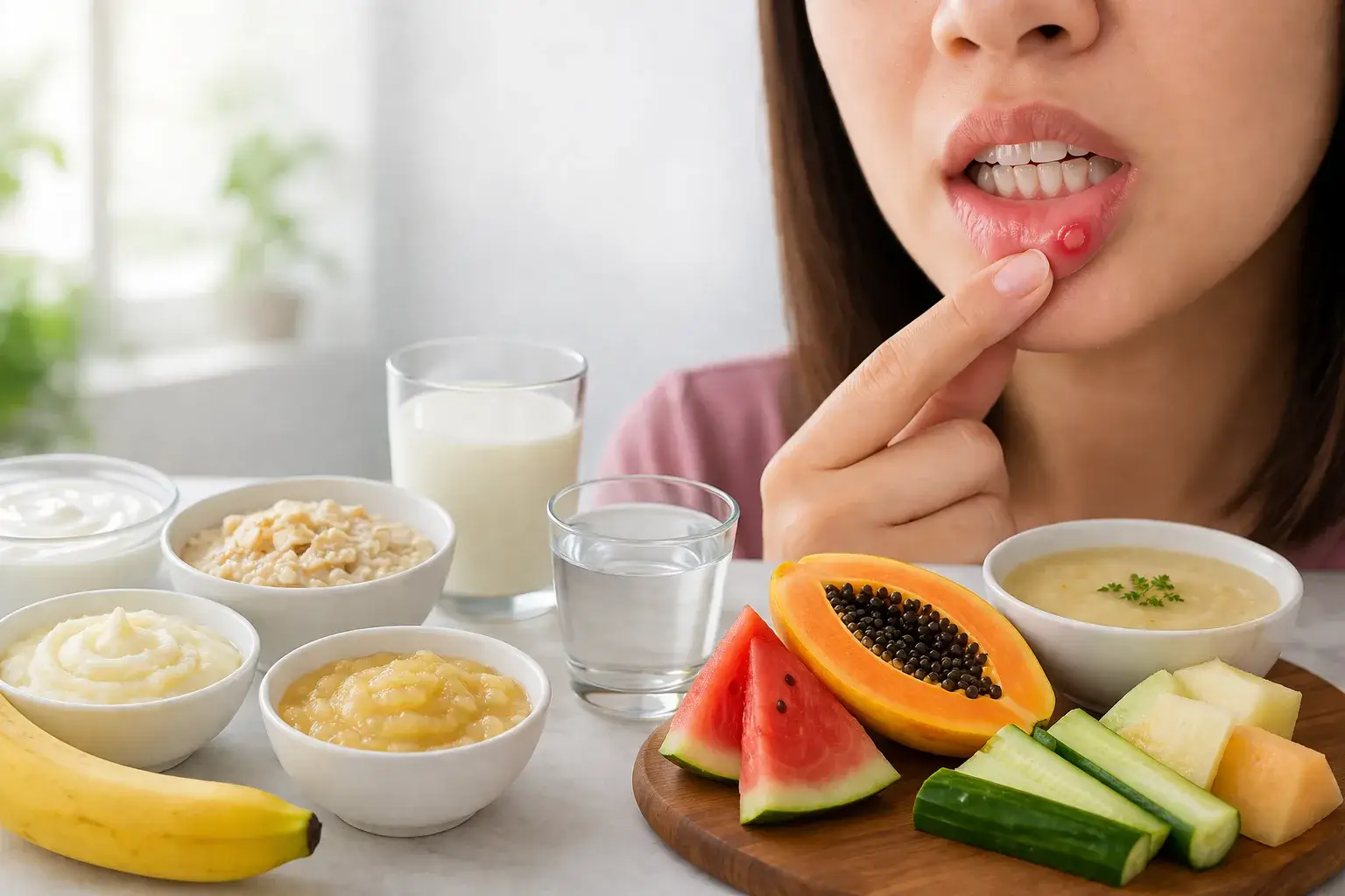 foods to eat for mouth ulcers