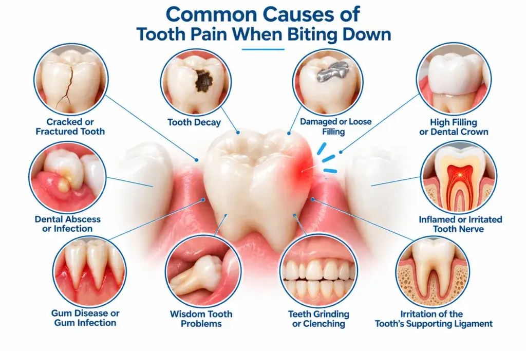 Common Causes of Tooth Pain When Biting Down